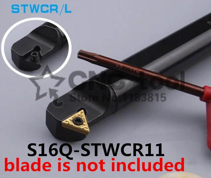 S16Q-STWCR11/ S16Q-STWCL11 Lathe Cutting Tools CNC Turning Lathe Machine Tools Internal Turning Tool Holder boring bar