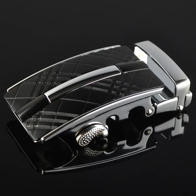 Power automatic buckle novel men's belt buckle belt buckle LY 125-0217 dumb black Chromium  jare belt buckle