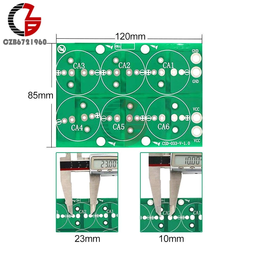 50F 100F 220F 360F 400F 500F 2.3V 2.5V 2.7V 2.85V 3V Super Capacitor Balance Protection Board Ultra Capacitor Protect Module