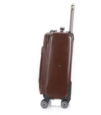 Valise de Voyage à Roulettes en PU pour Homme, Valise à Roulettes, 24, 18 Pouces, 20 Pouces