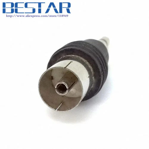 3,5mm 3,5mm Mono Stecker adapter zu IEC KOAXIAL Weibliche Jack 9,5mm Adapter für TV Antenne Antenne