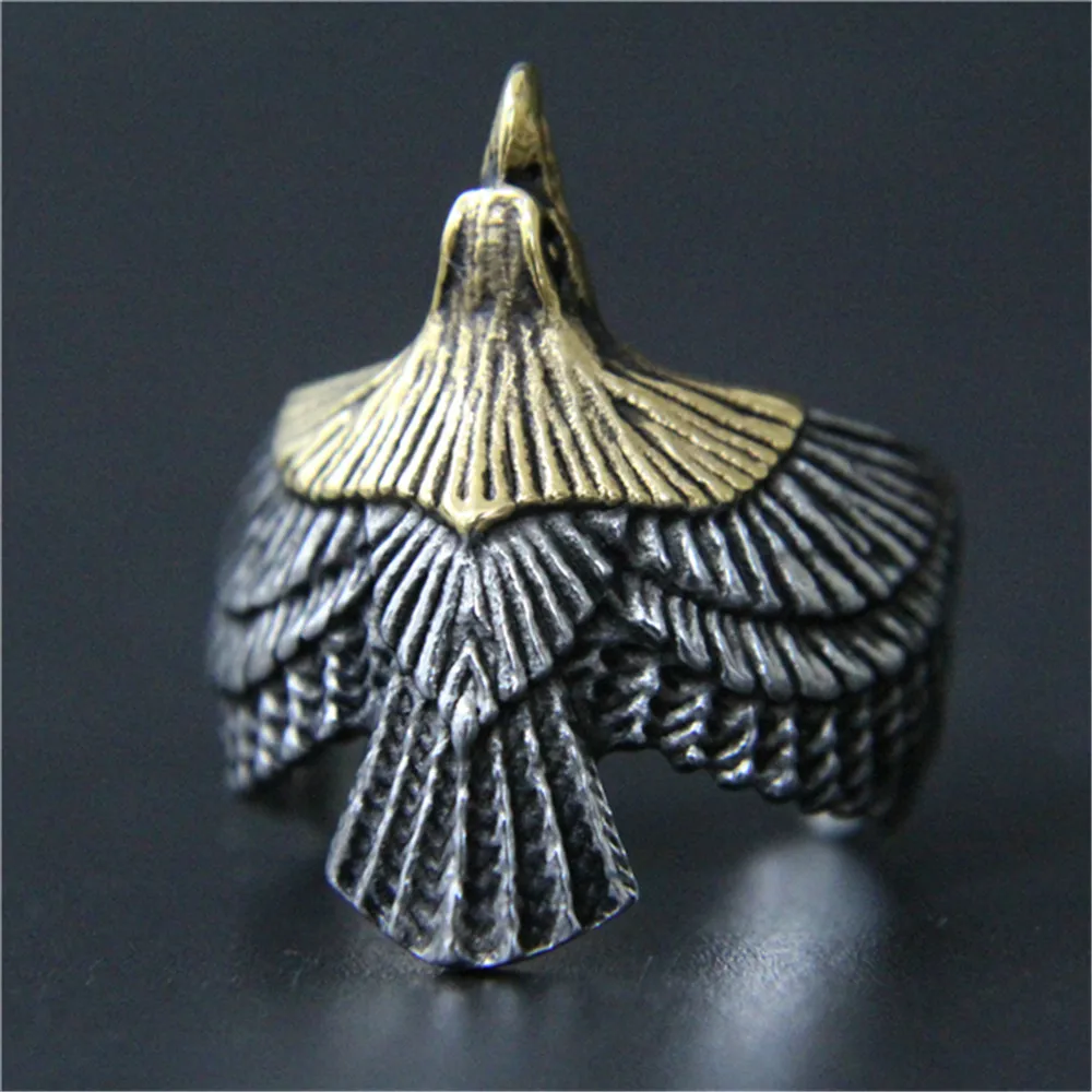 3pcs/lot Fast Shipping Flying Eagle Ring 316L Stainless Steel Jewelry New Biker Eagle Ring