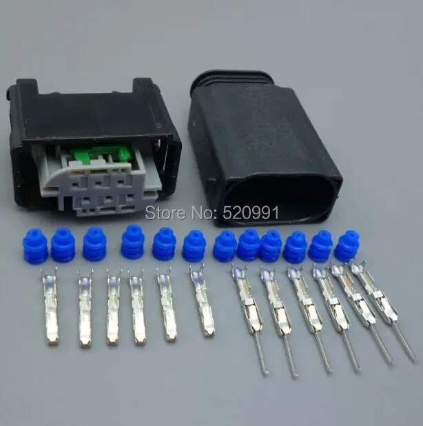 Shhworldsea 0.6 ملم 6 دبوس 1- 967616 -1 7M0 973 119 أنثى ذكر دواسة الوقود التوصيل ل بنز BMW خنق صمام الاستشعار موصل #2