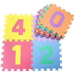 10 Pcs/Set Baby Play Mats Letter Number Puzzle Mat Carpet Developing Rug Floor Puzzle EVA Foam for Child Toys Mat 30*30*0.8cm