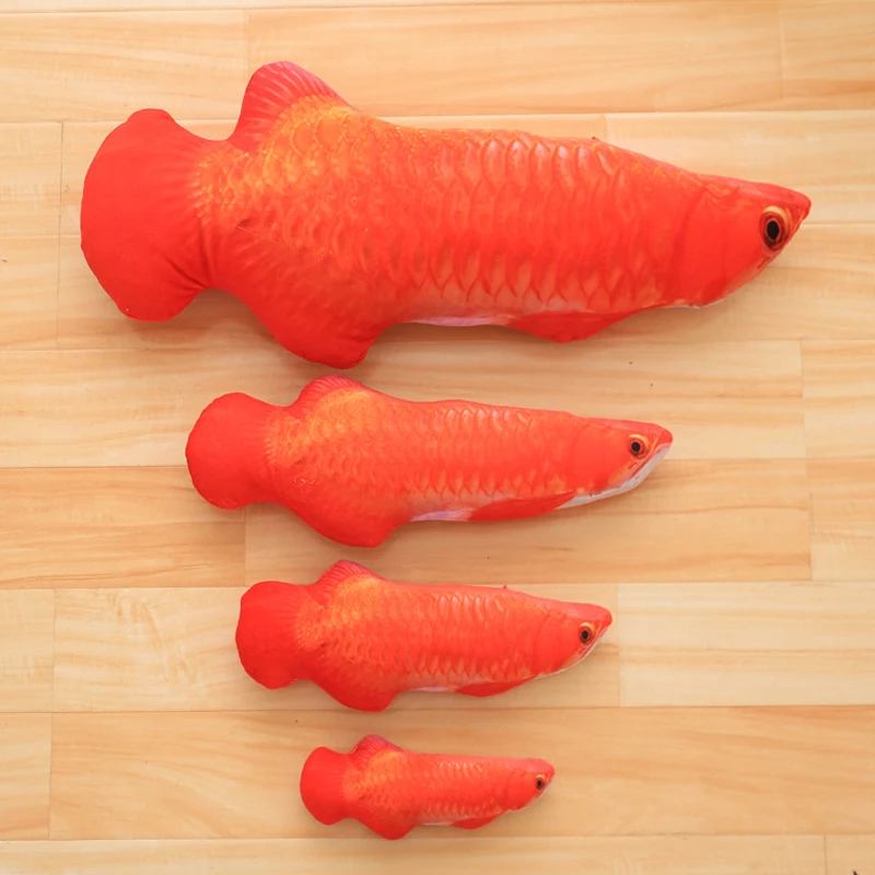 10 Types Funny Fish Shape Cat Toys Plush Lifelike Catnip Toys Cat Chew Play Scratch Pillow Creative 3D Carp Pet Cat Supplies