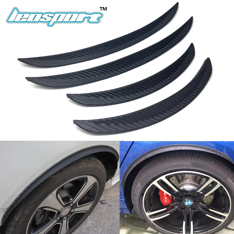 Car Fender Flares Arch Wheel Eyebrow Auto Mudguard Fender Flare Wheel Lip Body Kit Protector Cover Mud Guard Universal