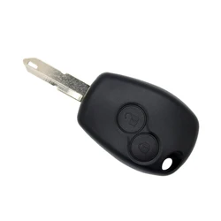 2 Button Remote Key Fob Shell Case Blank For Renault Duster Logan Fluence Clio Vivaro Movano Traffic Kangoo