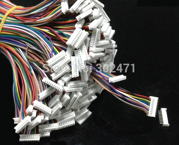 Mini. Micro 1.5 T--Pin Connector w/. Wire x 10 sets.10pin 1.5mm