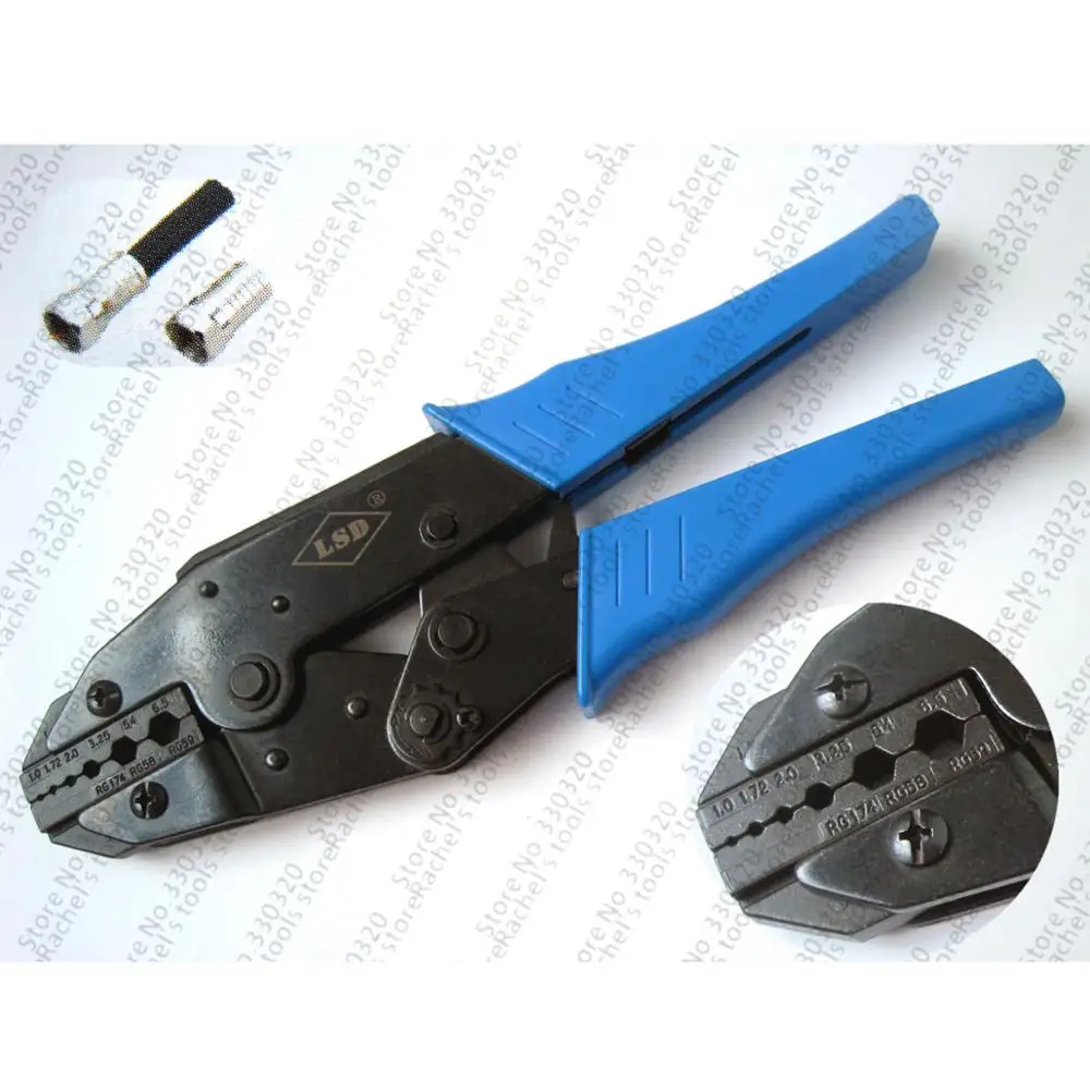 RG58 RG59 RG62 crimper BNC fiber optic Crimping Tool for crimping coaxial cable connectors LS-02H1