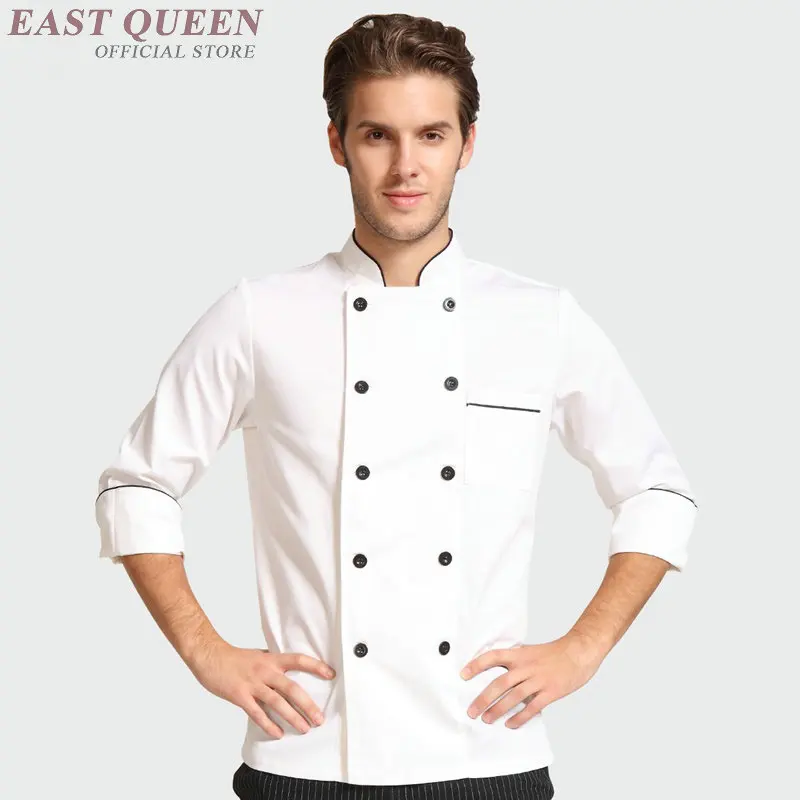 Food service chef jas chinese draak koken kleding vrouwen mannen hotel keuken chef uniform kleding restaurant uniformen DD1009 Y