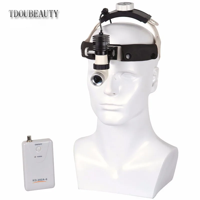 

TDOUBEAUTY 5W Surgical Headlight High Brightness Headlight Suitable For Dental, Ent, Microsurgery, Pet Surgery KD-205AY-1