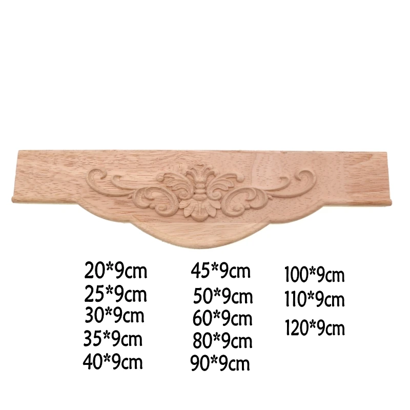 RUNBAZEF Wood Applique Upholstery Furniture Decorative Home Decoration Accessories TV Cabinet Baffle Bathroom  Wooden Letters