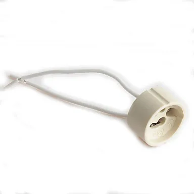 DIY Ceramic Douille Gu10 lamp Holder Base Gu10 Socket Bulb Holder 110v-220v