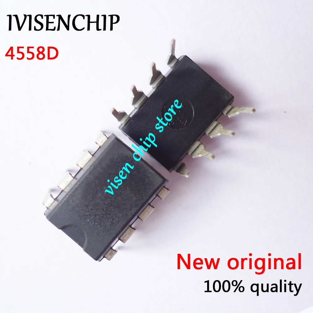 10-100pcs 4558D RC4558P JRC4558D RC4558 DIP-8