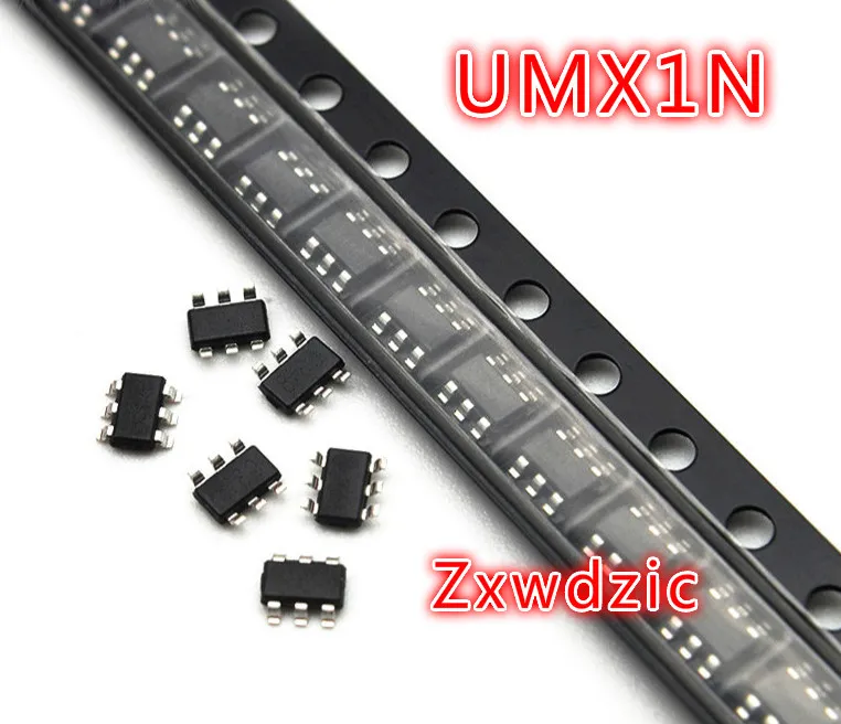 50pcs UMX1N SOT-363 UMX1NTN SOT363 mark: X1 SMD Triode