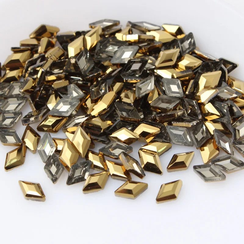 Hot sale Mine gold Art Rhinestones 31 styles Fancy Crystal stones 30/100Pcs For 3D Nail art decoration