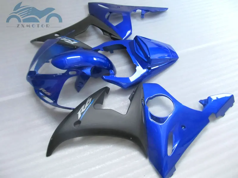 

Free 7gifts motorcycle fairings kit for YAMAHA R6 YZFR6 2003-2005 YZF R6 03-05 ABS plastic fairing kits blue black bodywork DF68