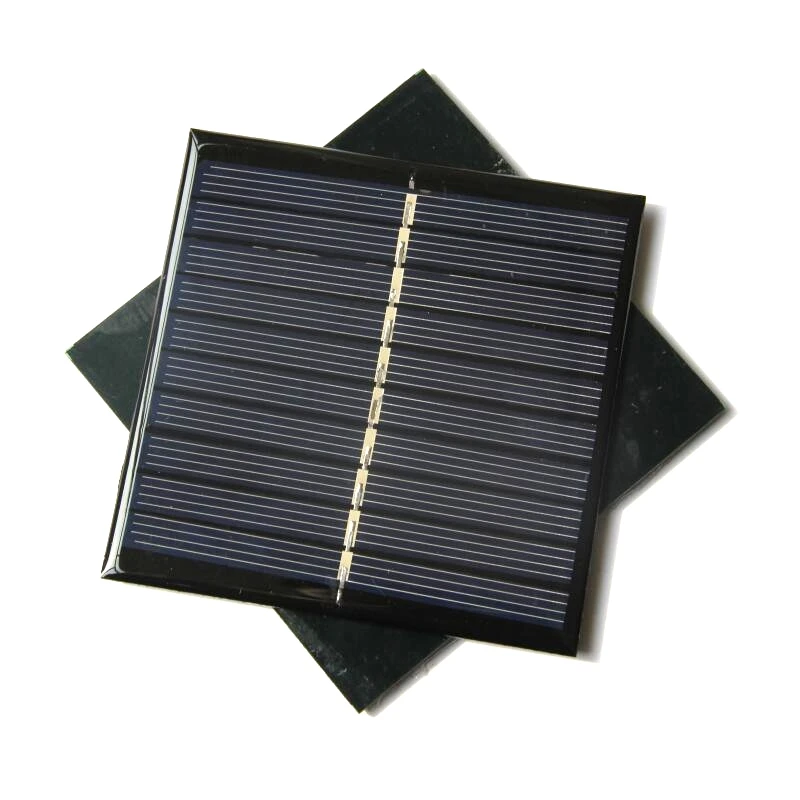 BUHESHUI 0.8W 5V Cella Solare FAI DA TE Pannello Solare Modul Per 3.7V Sistema di Caricabatteria Policristallino 84*84mm 10 PZ Spedizione Gratuita