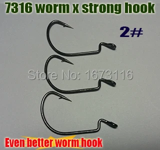 2015 FISHING WORM X STRONG HOOK size: 2# high carbon steel hook quanlity:30pcs/lot