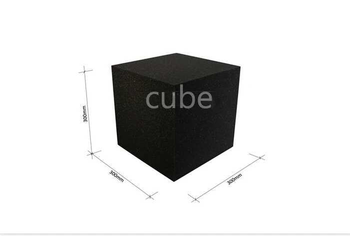 High Density Acoustic Cube Foam in Corner Insulation for Sound