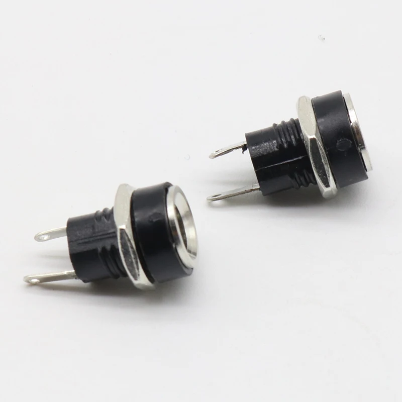 2.1x5.5mm DC Power Female Plug Jack 5pcs + Male Plug Jack Connector Socket Adapter 5pcs