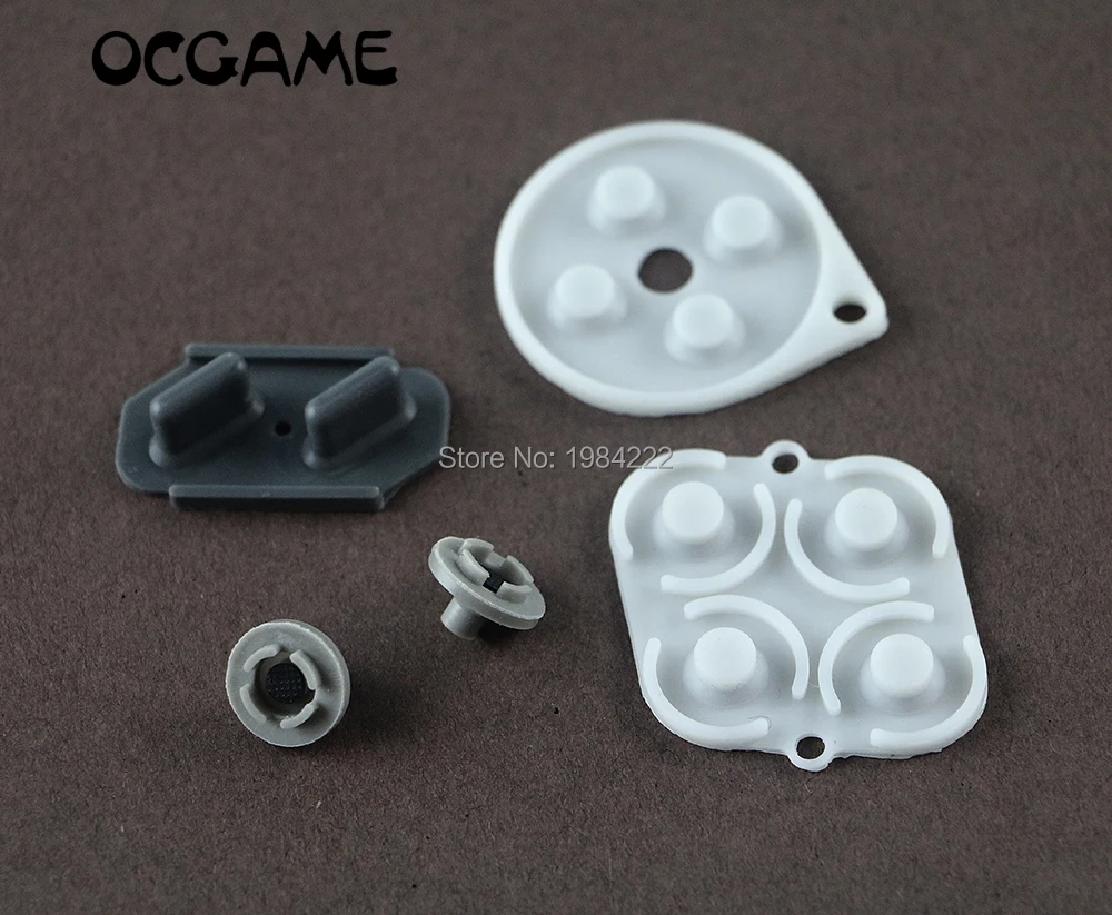 OCGAME 100sets/lot Replacement For SNES Super NES Nintendo Conductive Replacement Controller Rubber Pads