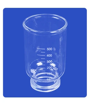 500ml Lab Vacuum Filtration Cup Beaker For 2000ml Vacuum Filtration Apparatus Membrane Filter Sand-Core Filter Equipment