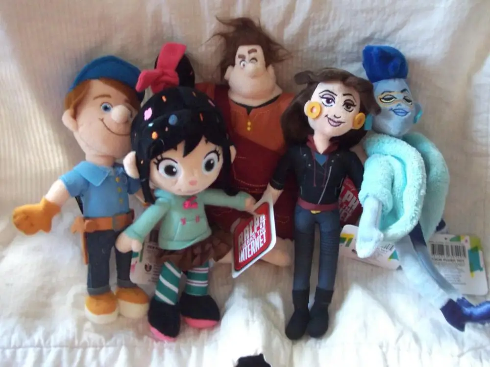 New Wreck-It Ralph RALPH BREAKS THE INTERNET FIX-IT FELIX  Vanellope Yesss Shank Plush toy