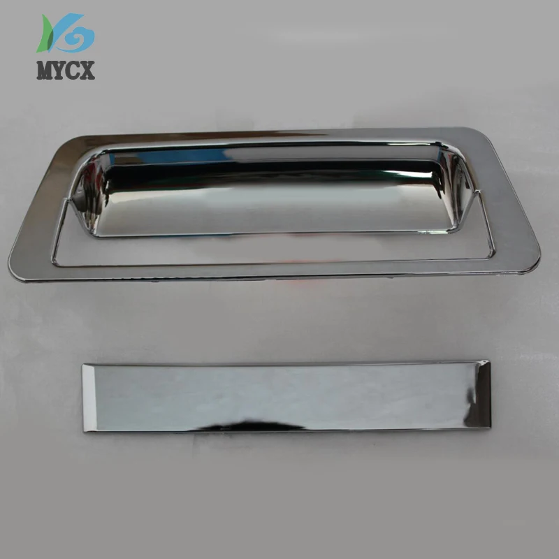 

Chrome Accessories for nissan navara brute d40 tail gate trim for nissan frontier navara d40 2006-2013 car styling plate parts