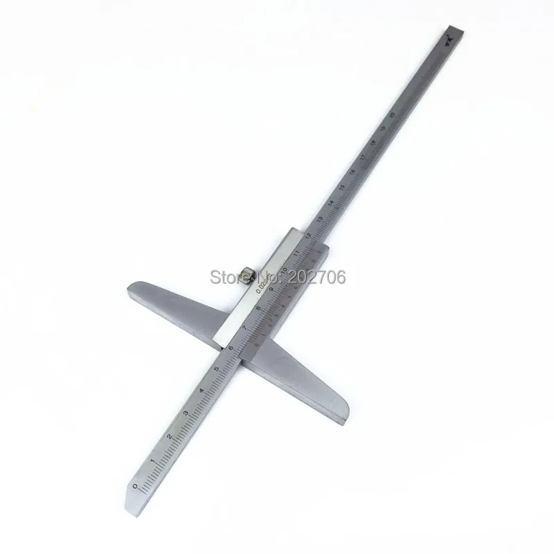 0-200mm 8inch depth vernier caliper 200mm 0.02mm depth caliper depth gauge depth measuring gauge