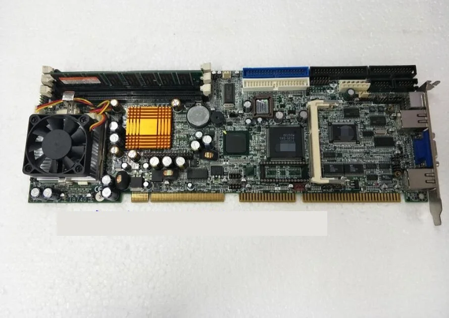 IB740 100% OK IPC Board  Full-size CPU Card ISA PCI Industrial Embedded Mainboard PICMG 1.0 With CPU RAM