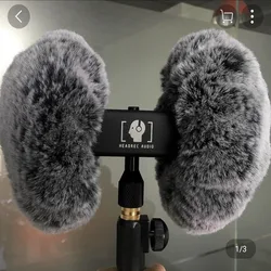 Dead Cat Arificial Fur Windscreen Shield for  3DIO ASMR  Heavy Duty Windproof Cover for Mic  Blue Mantis