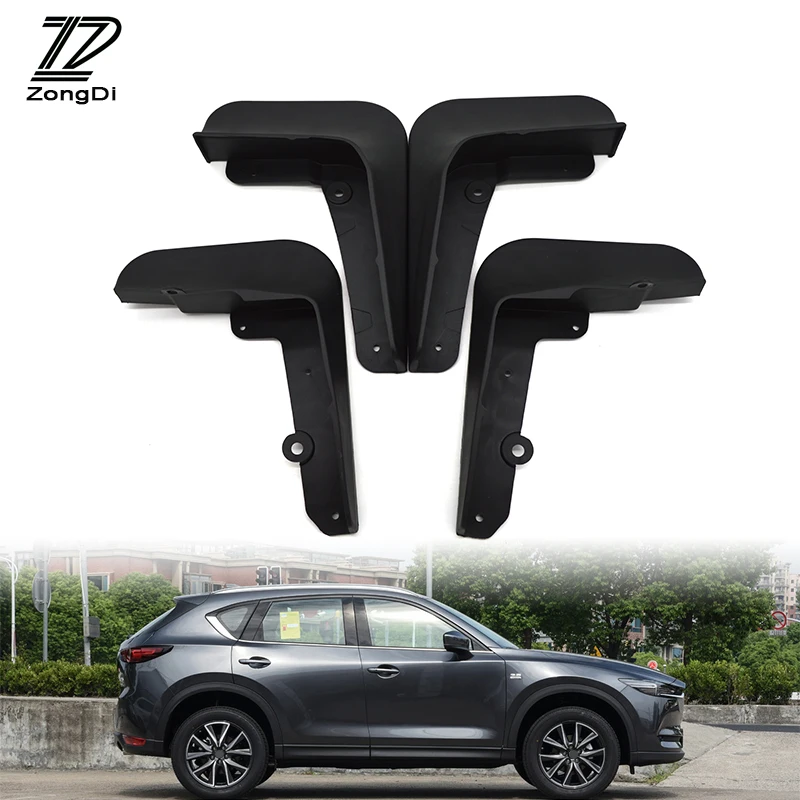 

ZD Car Mudflaps Fit For 2017 2018 Mazda CX-5 CX5 4Pcs Mud Flap Accessories Splash Guard Mudflap Front Rear Mudguards fenders