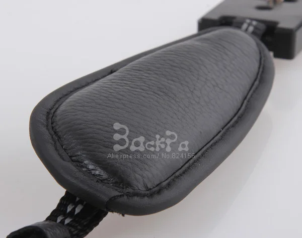 2015 신제품 블랙 가죽 소프트 카메라 스트랩/핸드 그립, 니콘/캐논/소니 카메라 액세서리용