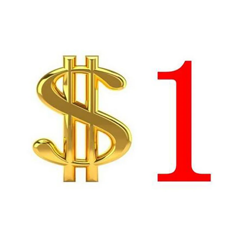 1.00 دولار لرسوم الشحن وإسقاط الشحن وتعويض الفارق