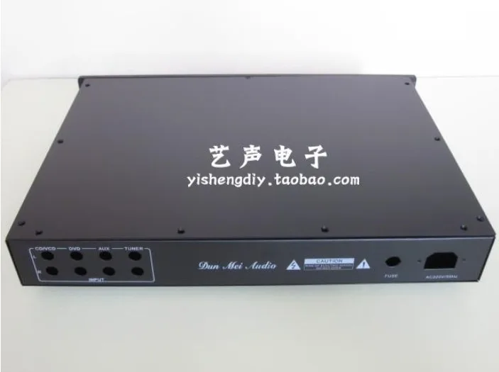 Caja de amplificador AV38 de 420x75x306mm, chasis de amplificador de tubo, caja de amplificador de válvula electrónica, caja de amplificador