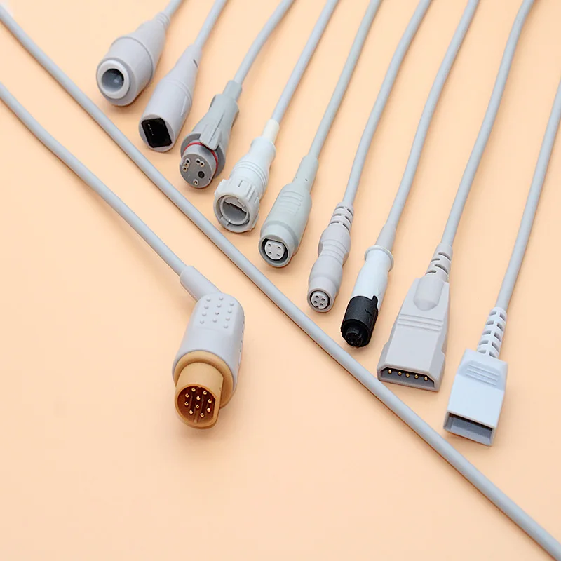 

10pin Drager-Siemens Argon/Medex/HP/Edward/BD/Abbott/PVB/Utah IBP sensor trunk cable for disposable pressure transducer.