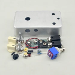 DIY Fuzz Face Pedal Kit Clone PCB Guitar Effects Pedal and  Pre-drilled 1590B Enclosure