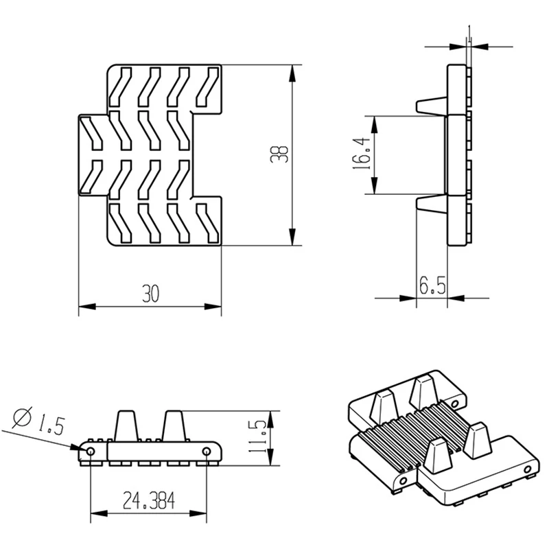 10 개/몫 30x38mm 트랙/dron rc 자동차 비행기 로봇 아이들을위한 장난감 diy 베이비 액세서리 montessori juguetes nero