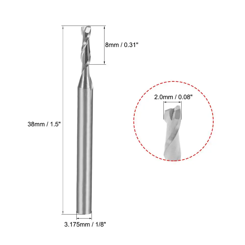 Uxcell 5 sztuk 1/8 \