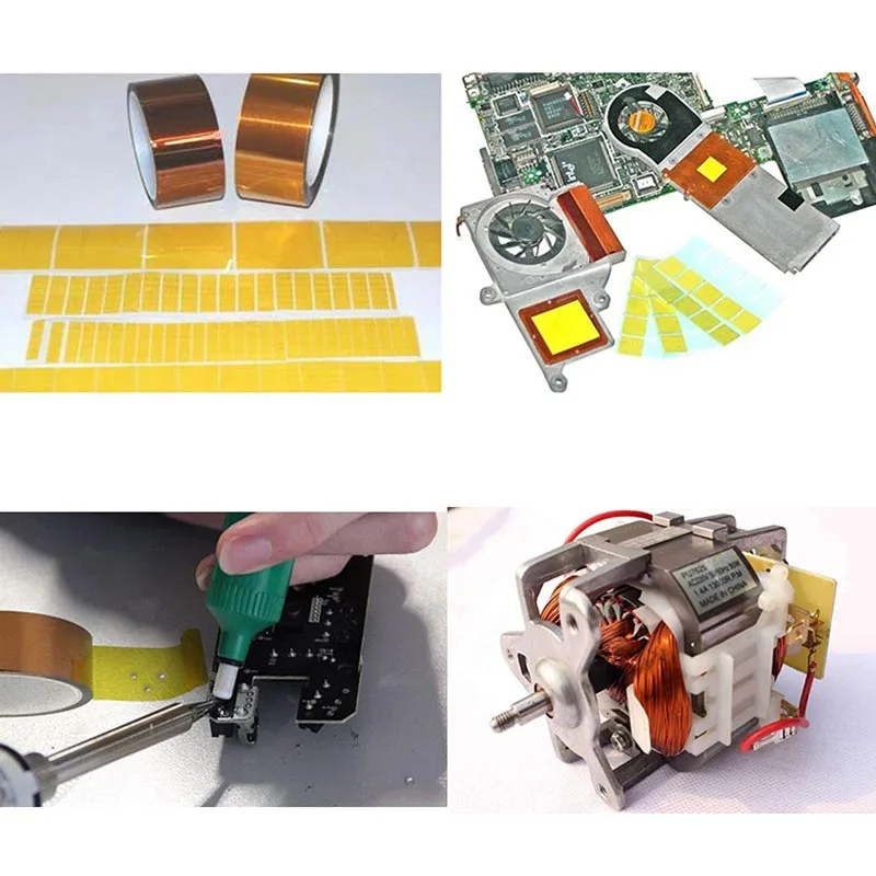 عرض 300 100 مللي متر ارتفاع درجة الحرارة مقاومة للحرارة الشريط بوليميد الشريط 30 متر العزل الكهربائي بوليميد فيلم 220C شريط لاصق