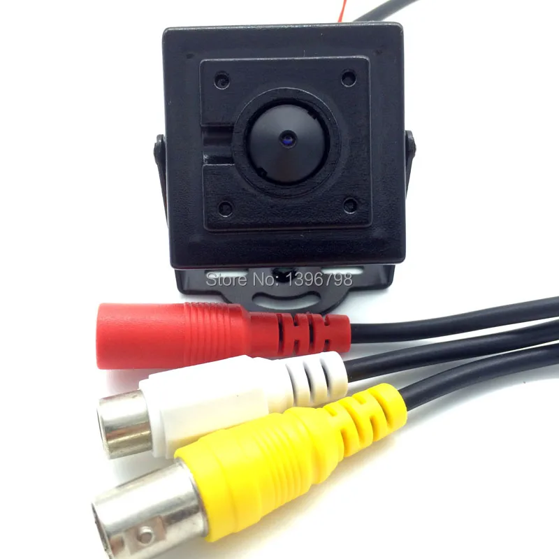 New Arrival Mini HD 3.7mm Pinhole 700TVL 1/3 CMOS Surveillance Color CCTV Camera Audio