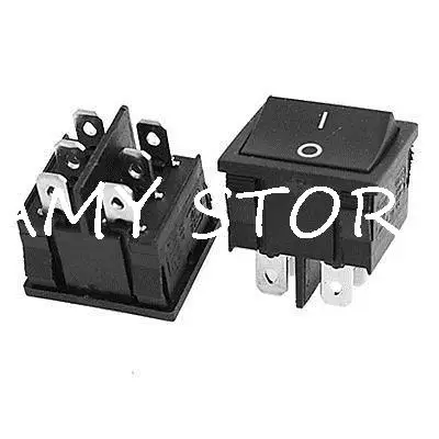 

10 шт. AC 6A/250В 10А/125В 6-контактный DPDT ВКЛ./вкл. 2-позиционный переключатель