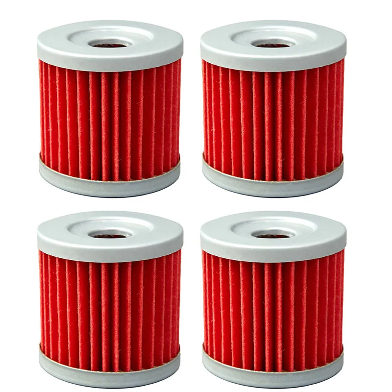 1/2/4 pcs Motorcycle Oil Filter For SUZUKI ALT125 ALT185 AN125 AN150 AN250 AN400 Burgman CS125 DF15EL 15HP DR100 DR125 DR125SM