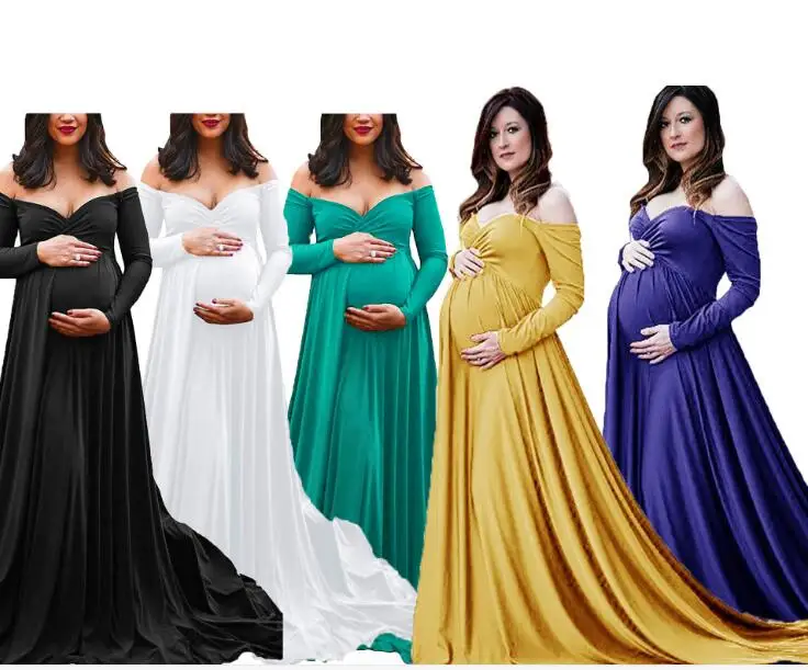 Maternity new classic Photography Props Dresses For Pregnant Women Clothes Maternity Dresses For Photo Shoot Pregnancy Dresses