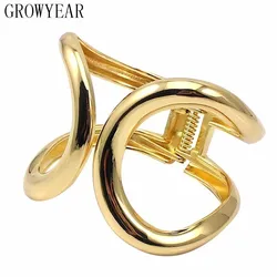 Trendy Gold Color Alloy Women Bangle Jewelry  Irregular  Adjustable Open Design Bangle Bracelet  Cuff   for  1pc