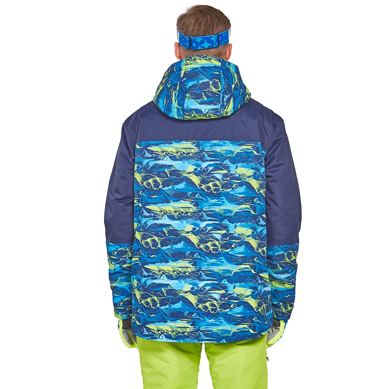 Detector de chaqueta de esquí y Snowboard para hombre, traje de invierno cálido para exteriores, impermeable, a prueba de viento, ropa transpirable