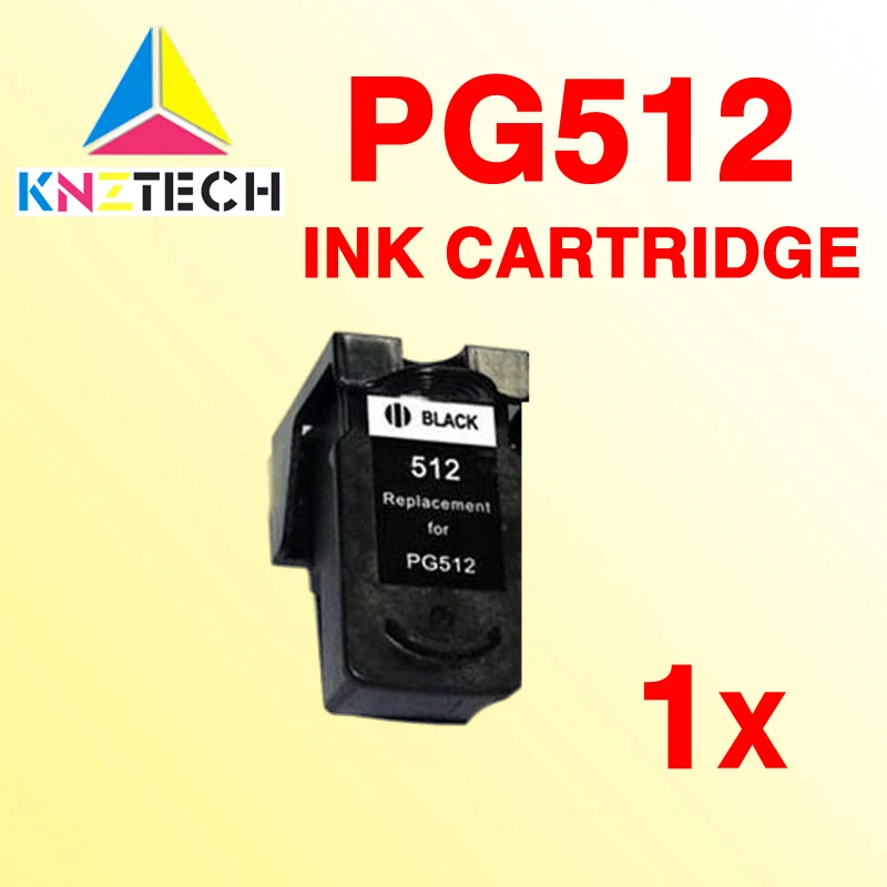 1x Black INK cartridge compatible for CANON PG512 512 PG512XL pixma ip2700/mp240/mp250/mp260 printer