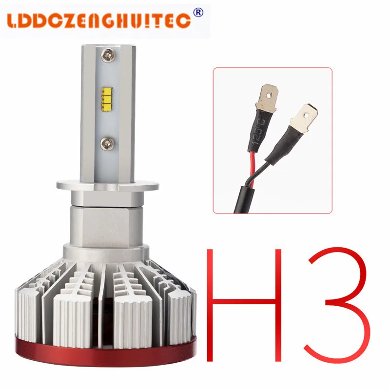 LDDCZENGHUITEC H4 H7 H1 H11 H13 H3 9005 9006 HB4 Car LED Headlight Bulbs COB Hi-Lo Single Beam 64W 6000lm Auto Fog Light 12V