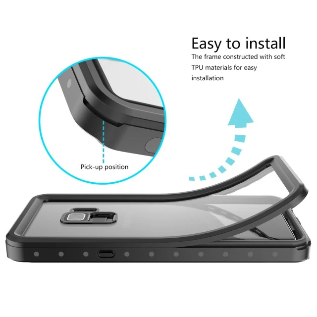 IP68 Waterproof Case For Samsung note9 note8 note10 Pro S7 edge S8 S9 S10 S20 S21 Ultra Plus coque clear shockproof case